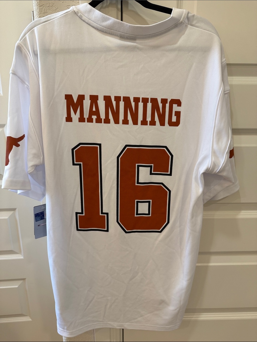 Colosseum Men's Texas Longhorns Arch Manning #16 White Football Jersey - Picture 3 of 5